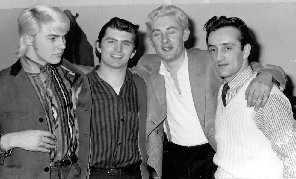 Tony Dangerfield, David Sutch, Colin Dale, Geoff Mew